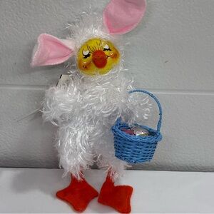 Annalee 75th Anniversary 6 inch Easter Bunny Duck 2010